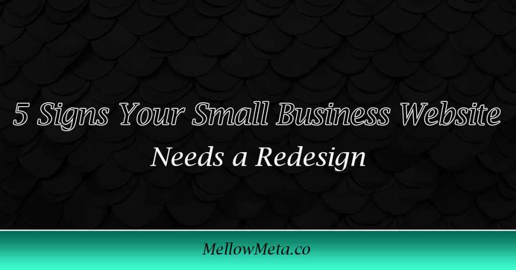 Small business website redesign checklist